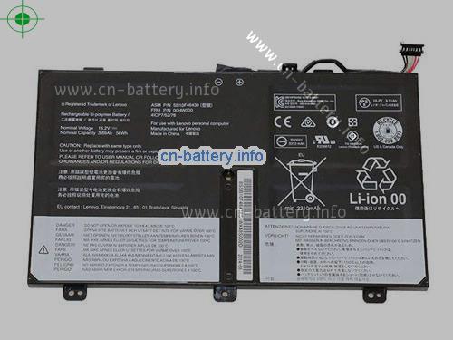 15.2V LENOVO 00HW000 电池 3690mAh, 56Wh 