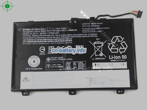 14.8V LENOVO 20DMA000CD 电池 3785mAh, 56Wh 