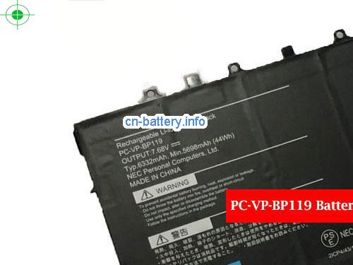 原厂 Nec Pc-vp-bp119 电池 Pcvpbp119 Li-polymer 7.68v 6332mah 