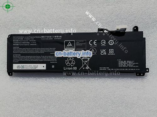 15.4V HASEE V150BAT-4-53 电池 3410mAh, 53.35Wh 