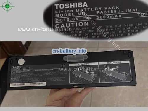 10.8V TOSHIBA PA3155U-1BAL 电池 3600mAh