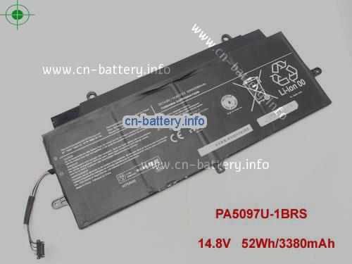 14.8V TOSHIBA PA5097U-1BRS 电池 3380mAh, 52Wh 