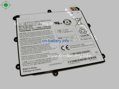 3.75V TOSHIBA PA5173U-1BRS 电池 5200mAh, 20Wh 