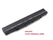 原厂 ASUS A42-U53 笔记本电脑电池 Li-ion 14.4V 4400mAh, 63Wh 