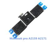 Repalcement A2171 电池  Apple Macbook Pro A2159 笔记本 11.41v 58.2wh