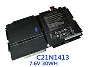 原厂 ASUS C21N1413 笔记本电脑电池 Li-ion 7.6V 3940mAh, 30Wh 