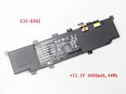 原厂 ASUS X40PW91 笔记本电脑电池 Li-Polymer 11.1V 4000mAh, 44Wh 