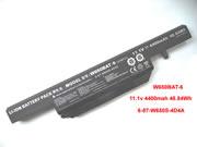 原厂 CLEVO 6-87-W650S-4E42 笔记本电脑电池 Li-ion 11.1V 4400mAh, 48.84Wh 