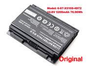 Original笔记本电脑电池  5200mAh, 76.96Wh  ORIGIN EON17-S, EON15s, EON15-S, 