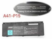 原厂 EPSON BT4114-B 笔记本电脑电池 Li-Polymer 15.4V 3900mAh, 60.00Wh 