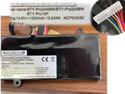 原厂 GETAC 4ICP5/42/62 笔记本电脑电池 Li-Polymer 14.8V 1300mAh, 19.24Wh 