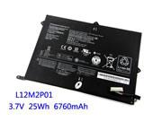 原厂 LENOVO L12M2P01 笔记本电脑电池 Li-ion 3.75V 6700mAh, 25Wh 