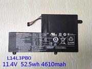 原厂 LENOVO L14L3PBO 笔记本电脑电池 Lithium-ion 11.4V 4610mAh, 52.5Wh 