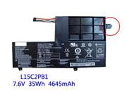 原厂 LENOVO L15M2PB1 笔记本电脑电池 Li-ion 7.6V 4610mAh, 35Wh 