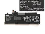 原厂 LENOVO 5B11M90106 笔记本电脑电池 Li-Polymer 11.61V 4998mAh, 58.00Wh 