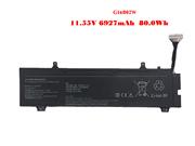 Brand New 80wh G16b02w 电池  Redmi G 16.1 2021 笔记本电脑, 11.55v