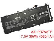 原厂 SAMSUNG AAPBZN2TP 笔记本电脑电池 Li-Polymer 7.5V 4080mAh, 30Wh 