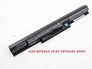 原厂 SONY VGP-BPS35A 笔记本电脑电池 Li-ion 14.8V 2670mAh, 40Wh 