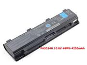 原厂 TOSHIBA PA5023U1BRS 笔记本电脑电池 Li-ion 10.8V 4200mAh, 48Wh 