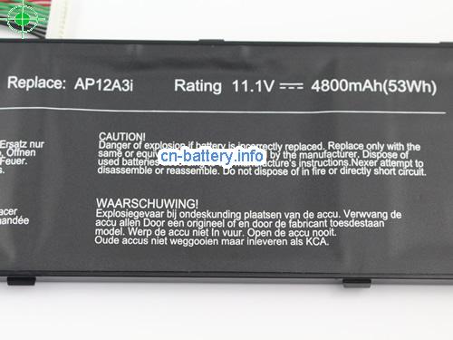  image 3 for  AP12A3L laptop battery 