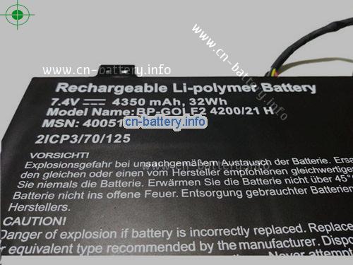  image 2 for  BPGOLF2 laptop battery 