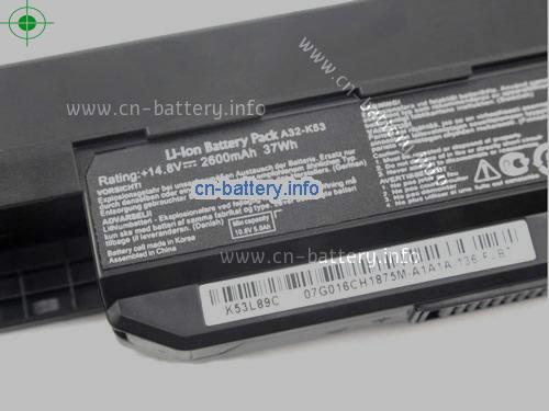  image 2 for  A32-K53 laptop battery 