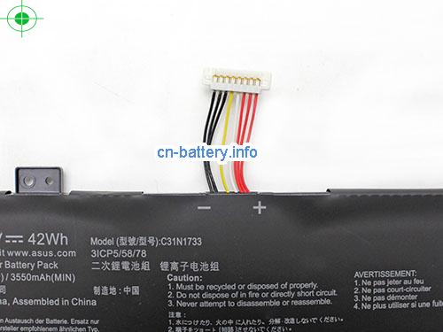  image 5 for  C31N1733 laptop battery 