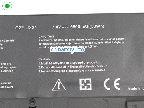  image 3 for  C22-UX31 laptop battery 