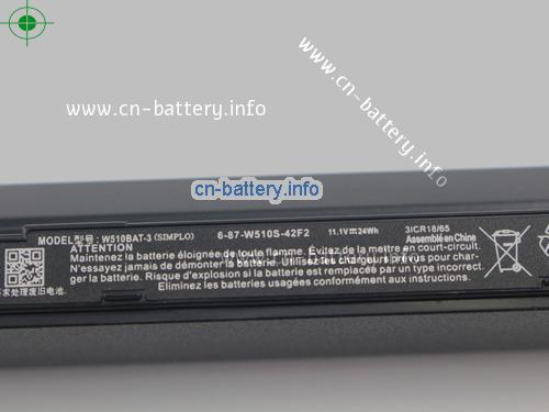  image 3 for  6-87-W51LS-4UF laptop battery 