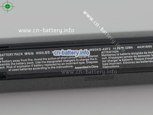  image 2 for  6-87-W95KS-42L1 laptop battery 