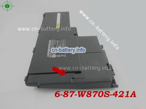  image 5 for  6-87-W870S-421A laptop battery 