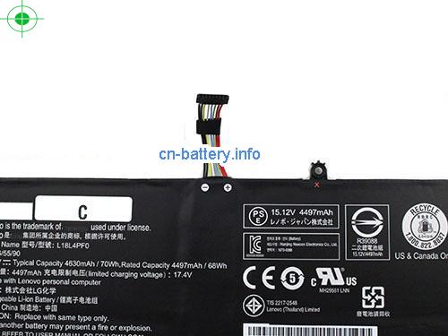  image 4 for  原厂 L18l4pf0 电池  Lenovo Sb10w67370 Li-ion 15.12v 70wh 可充电   laptop battery 