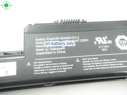  image 5 for  I40-3S4400-S1B1 laptop battery 