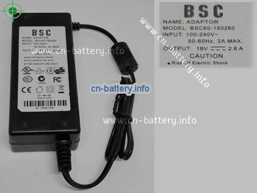 bsc BSC60-180260电源18V 2.6A 46.8W