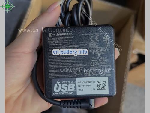 Dynabook Laptop AC Aapter 20V 3.25A