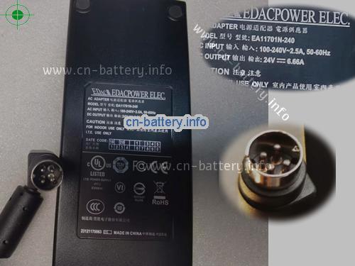 Edac Laptop AC Aapter 24V 6.66A