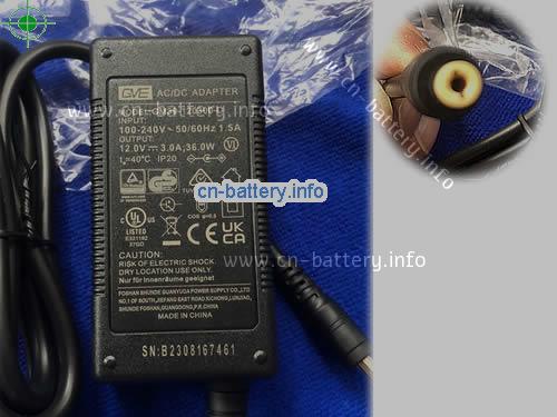 Gve Laptop AC Aapter 12V 3A