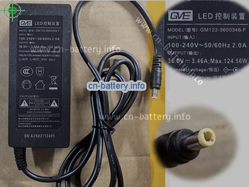 Gve Laptop AC Aapter 36V 3.46A