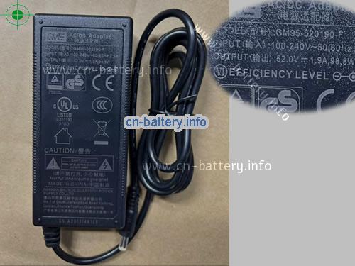 Gve Laptop AC Aapter 52V 1.9A