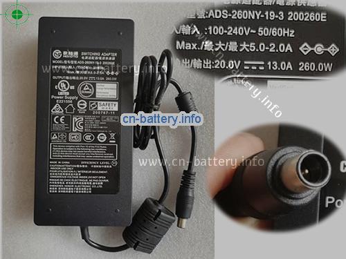 Hoioto Laptop AC Aapter 20V 13A