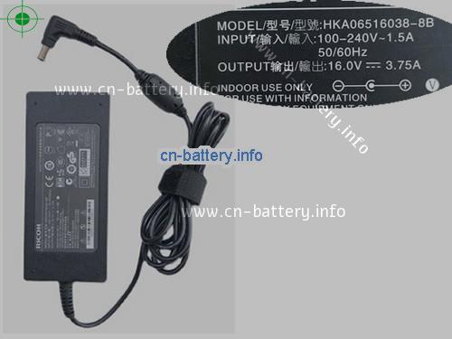 ricoh HKA06516038-8B电源16V 3.75A 60W