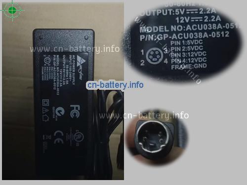 Sunfone Laptop AC Aapter 12V 2.2A