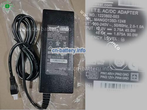 Viasat Laptop AC Aapter 12V 3.75A