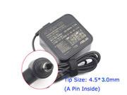 ASUS 19V 3.42A Laptop AC Adapter 笔记本电源，笔记本电源4.5 x 3.0mm 