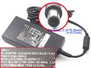 DELL 19.5V 9.23A Laptop AC Adapter 笔记本电源，笔记本电源7.4 x 5.0mm 