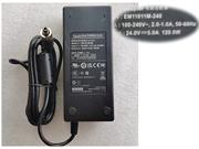 EDAC 24V 5A Laptop AC Adapter 笔记本电源，笔记本电源5.5 x 2.5mm 
