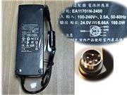 EDAC 24V 6.66A Laptop AC Adapter 笔记本电源，笔记本电源