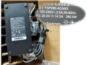 FSP 20V 14A Laptop AC Adapter 笔记本电源，笔记本电源5.5 x 2.5mm 