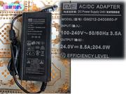 GVE 24V 8.5A Laptop AC Adapter 笔记本电源，笔记本电源5.5 x 2.5mm 