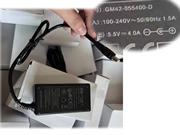 GVE 5.5V 4.0A Laptop AC Adapter 笔记本电源，笔记本电源5.5 x 2.1mm 